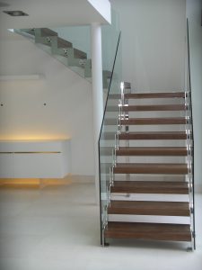 Wood and glass Staircase. K&D Joinery Dagenham