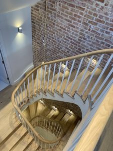 Up and Down Staircase with handrail