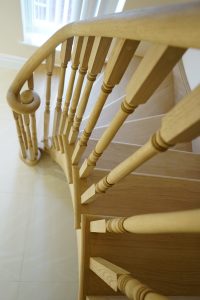 Oak Staircase and handrail - Essex