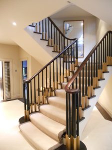 High End Wooden Staircase - K&D joinery
