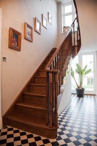 Wood staircase - K&D Joinery London