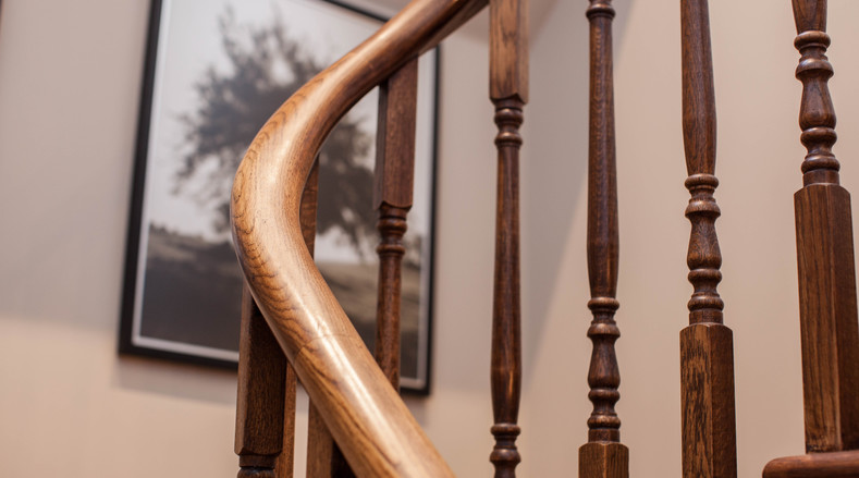 Wood Handrail and staircase - Woodford Green