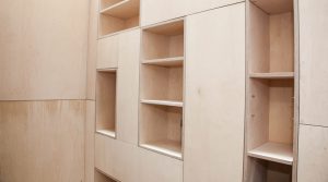 Kandd Indoor Cabinetry set up