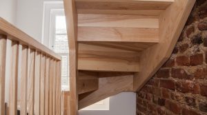 Ash staircase - Victorian renovation - K&D joinery
