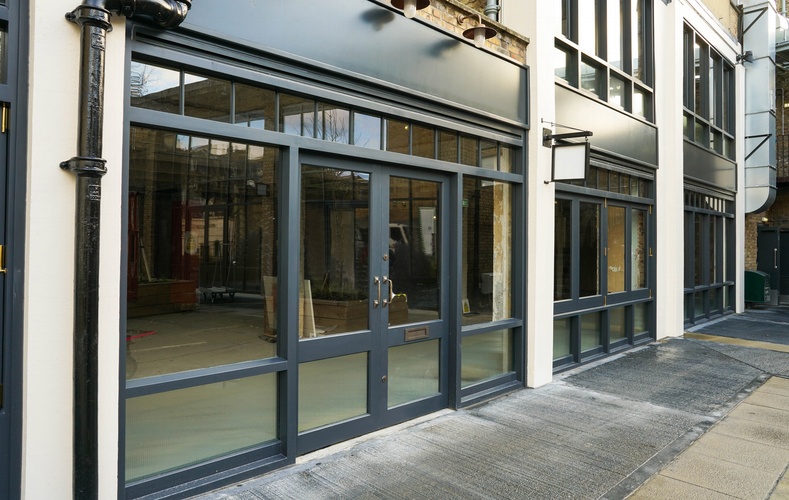 Shop Front Entrance and windows