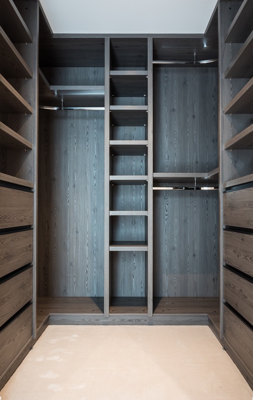 Bespoke wooden joinery - shelves