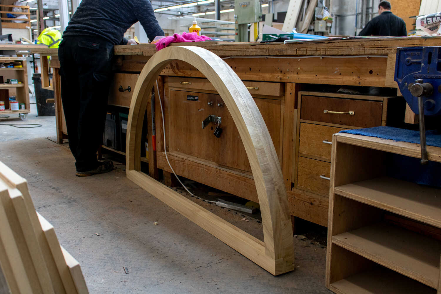 Joinery companies near me - Arched window. K&D Joinery, London