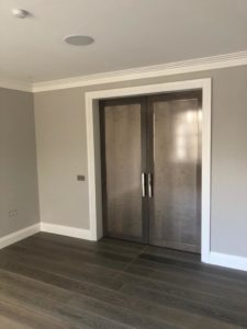 Belgravia grey Internal Double Doors