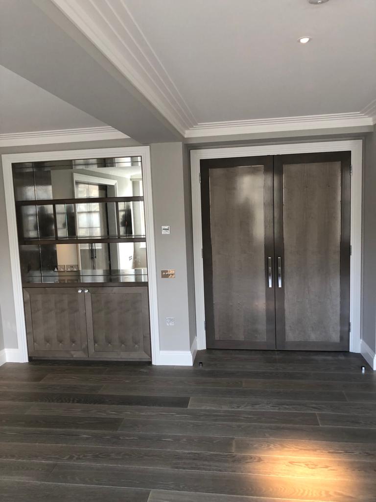 Belgravia grey internal door and cabinetry joinery