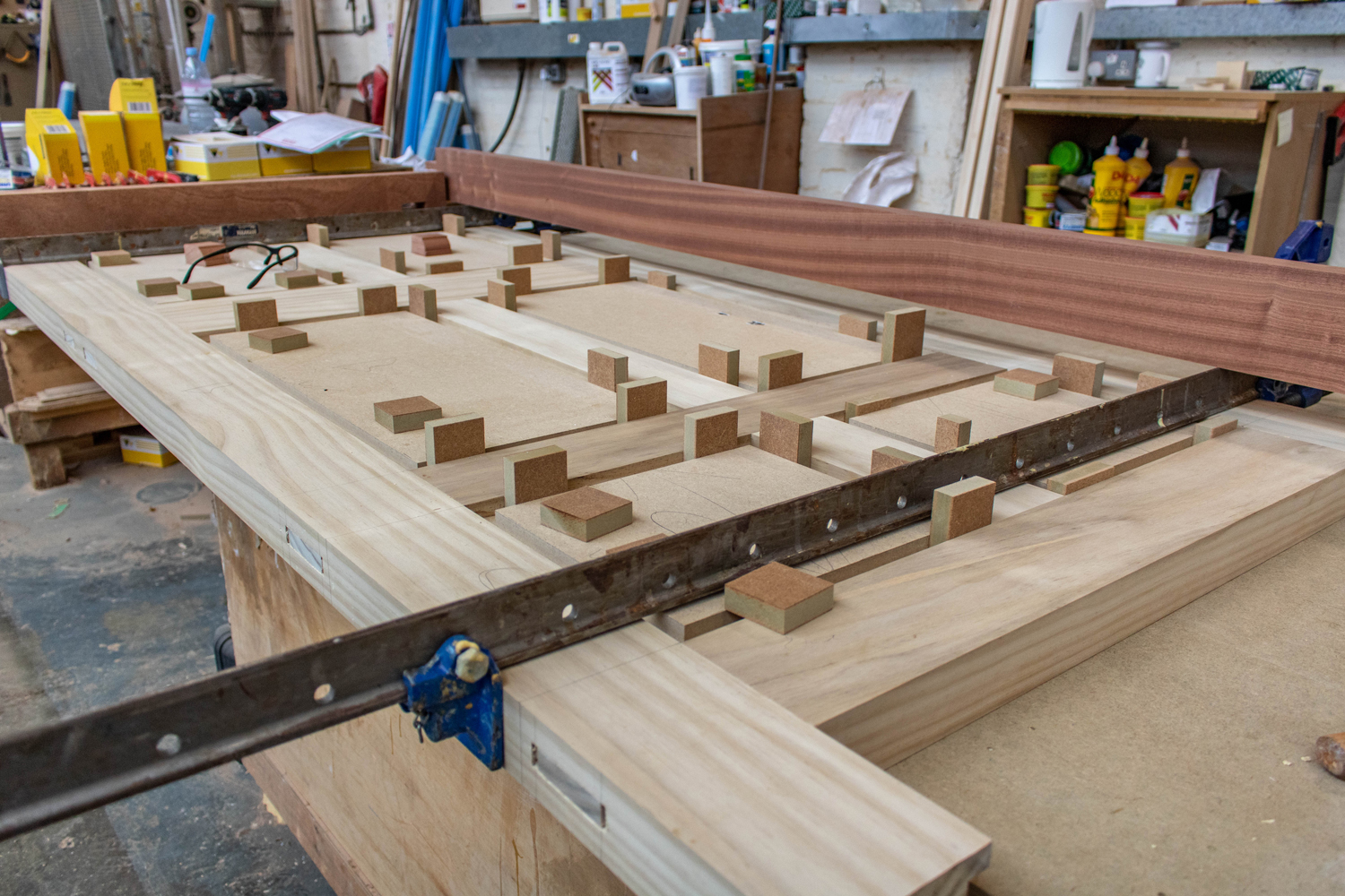 joinery worktop in workshop