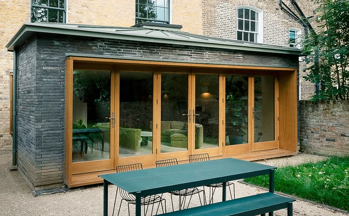 External timber bifold doors K and D Joinery