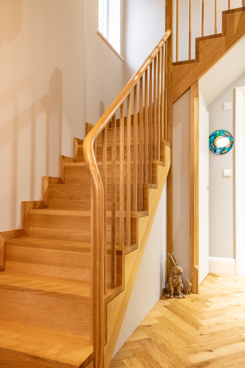 Finished stairs by K&D Joinery