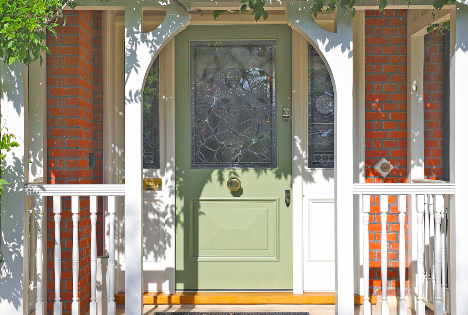 Wanstead front door and porch by K and D Joinery