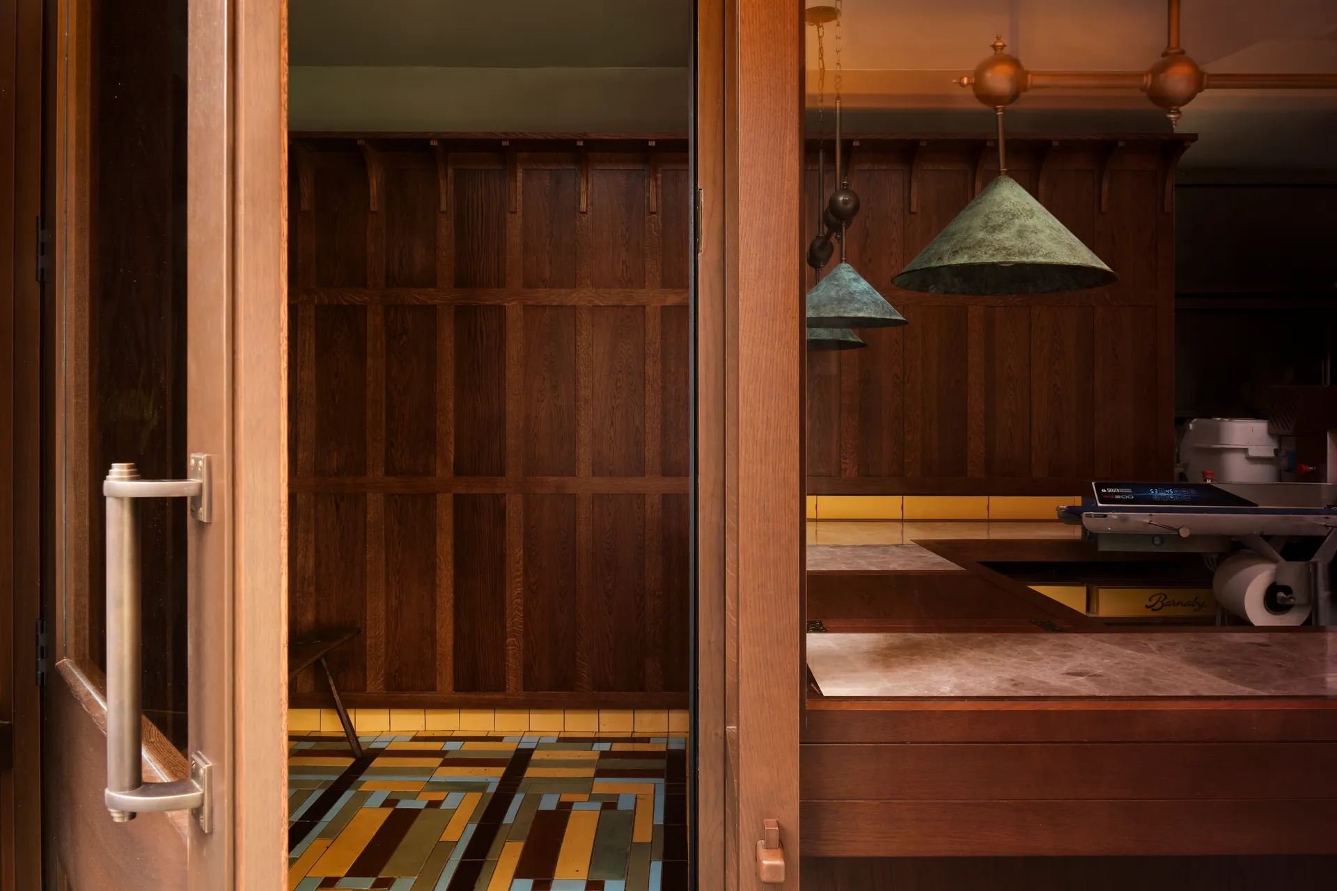 barnaby chocolate shop joinery shopfront front door