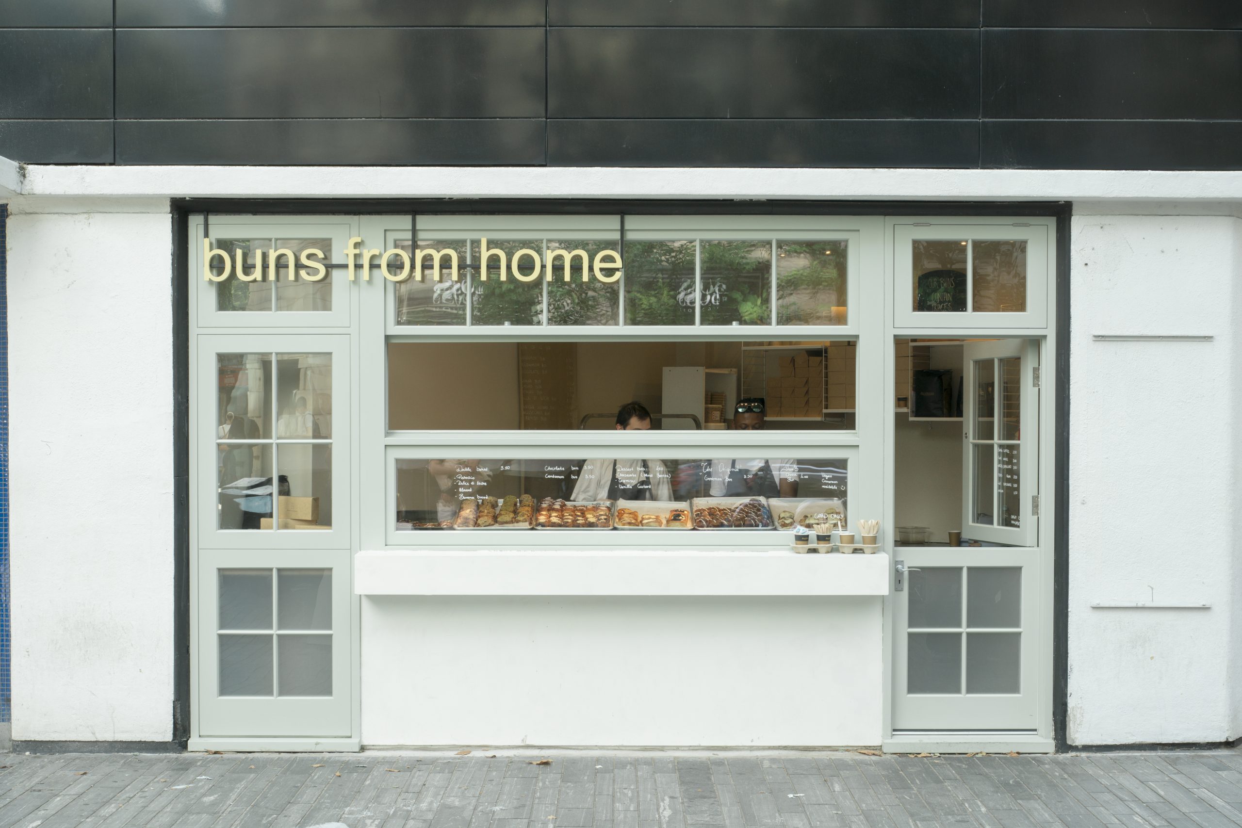 buns from home bakery shopfront sloane square